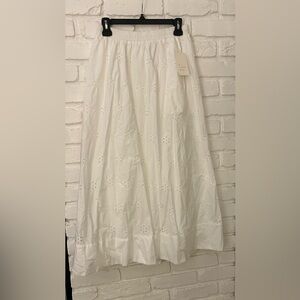 Target/ A New Day NWT White Eyelet Maxi Skirt